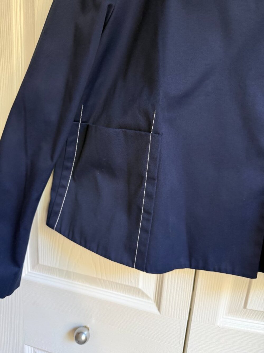 Contrasting stitch jacket - Picture 3 of 10